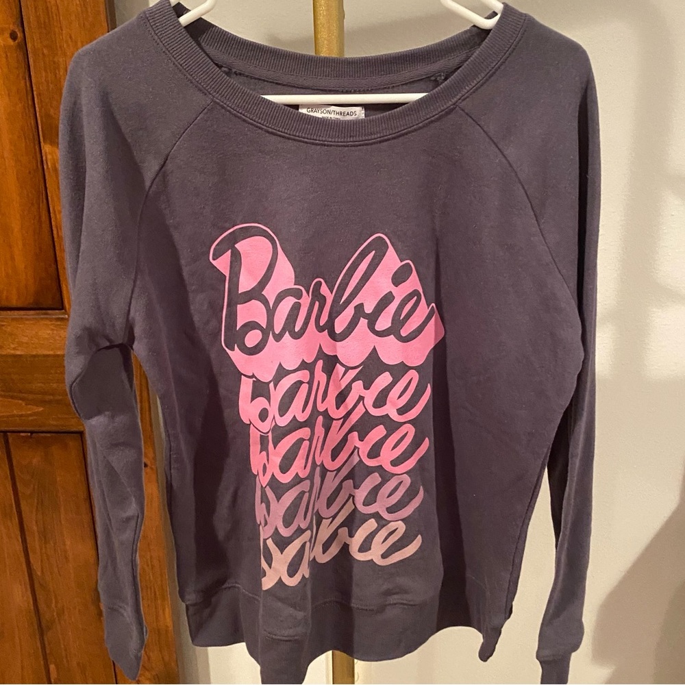 NWT Grayson Threads Barbie Sweatshirt Size Large